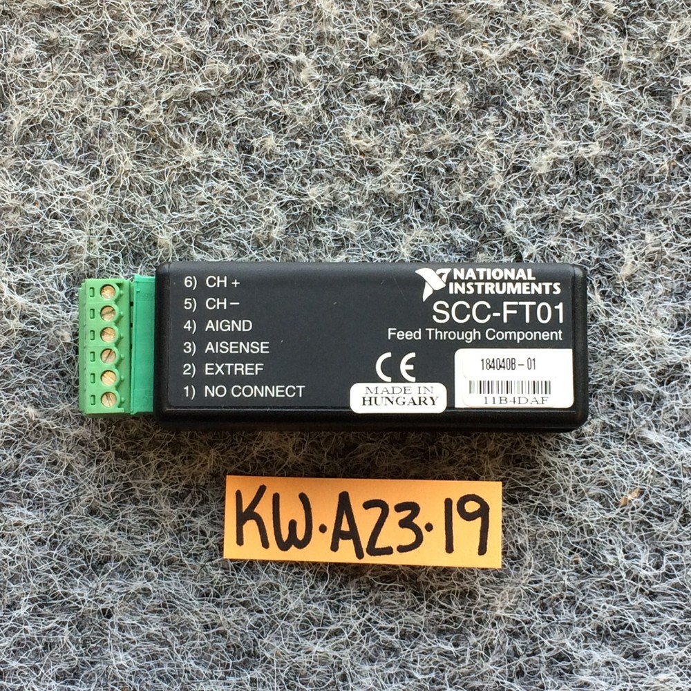 National Instruments NI SCC-FT01  Feed Through Component 184040B-01