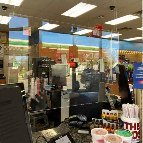 Nemco 69798 - Hanging Easy Shield - Customer-Service Panel - 36"Wx24"H