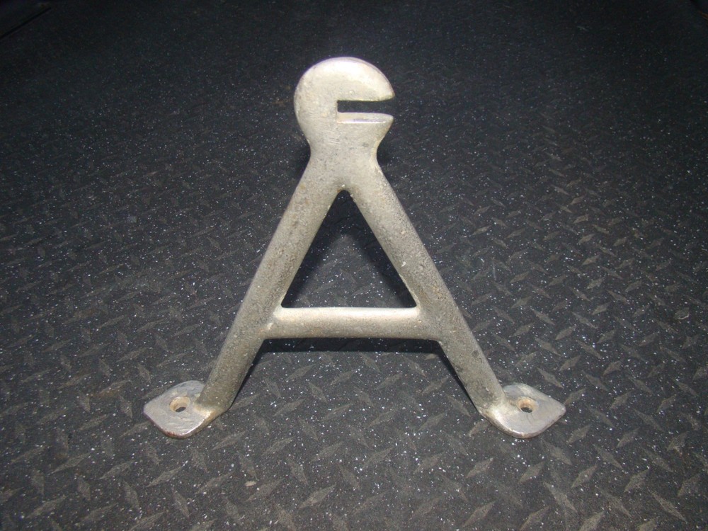 Vintage Cast Iron “A” Bracket Meat Hook Butcher Rack Bracket