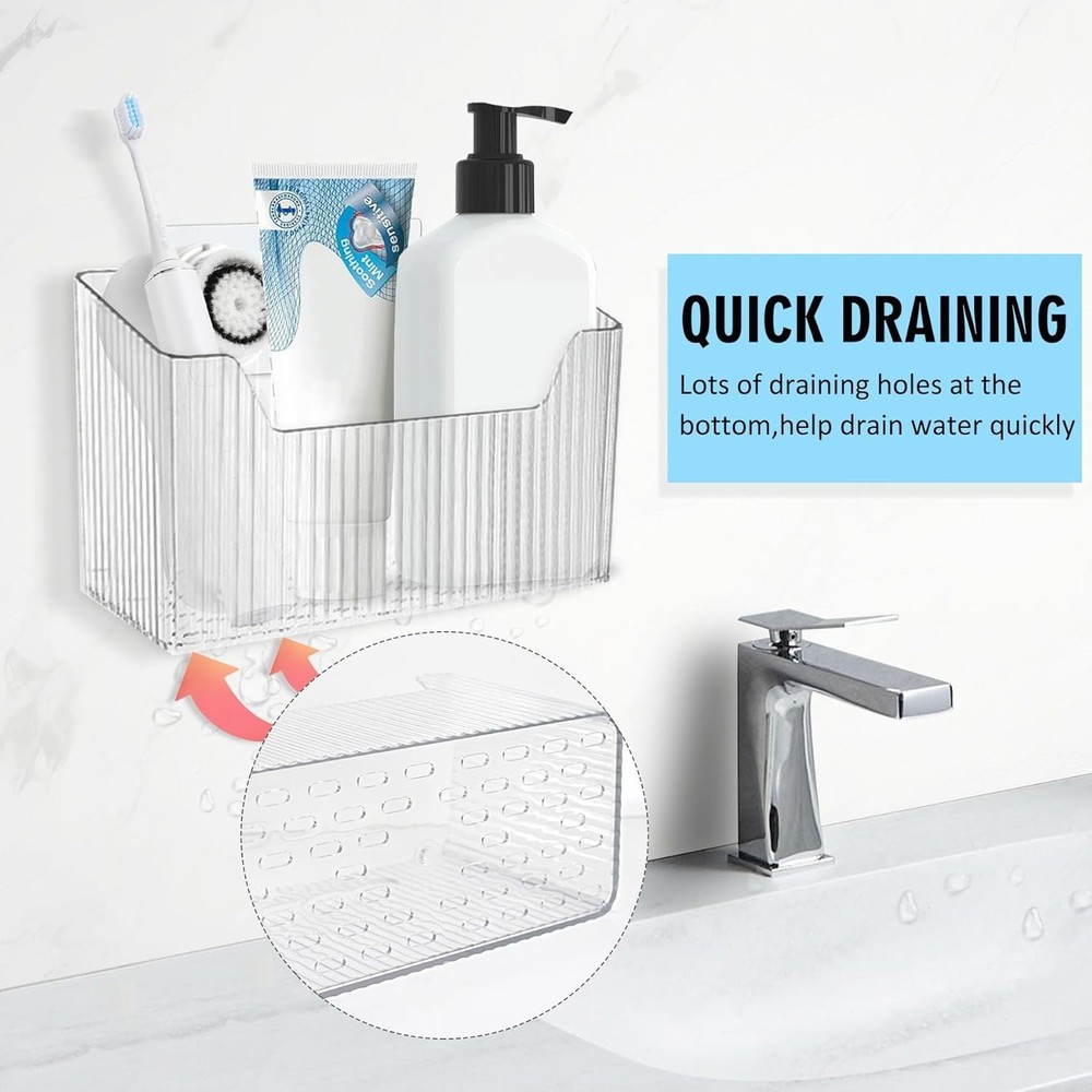 Durable 2 Pack Plastic Cabinet Lid Organizer with Easy Adhesive Installation