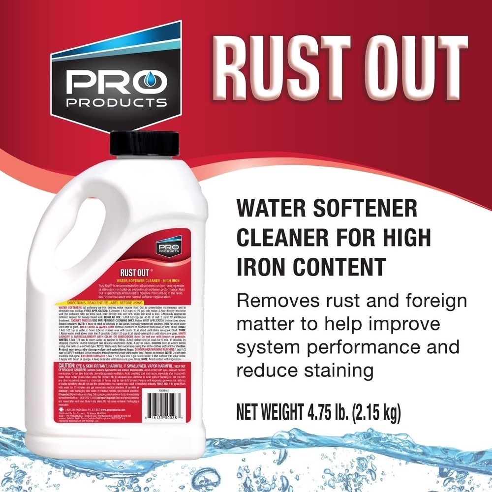Water Softener Cleaner & Iron Remover, 76 oz (4 Pack)