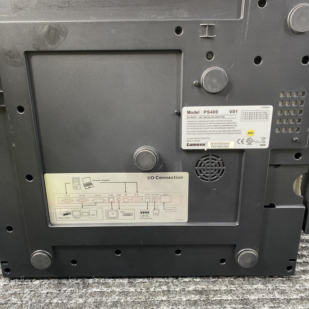 Lumens PS400 Digital Visualizer Overhead Projector