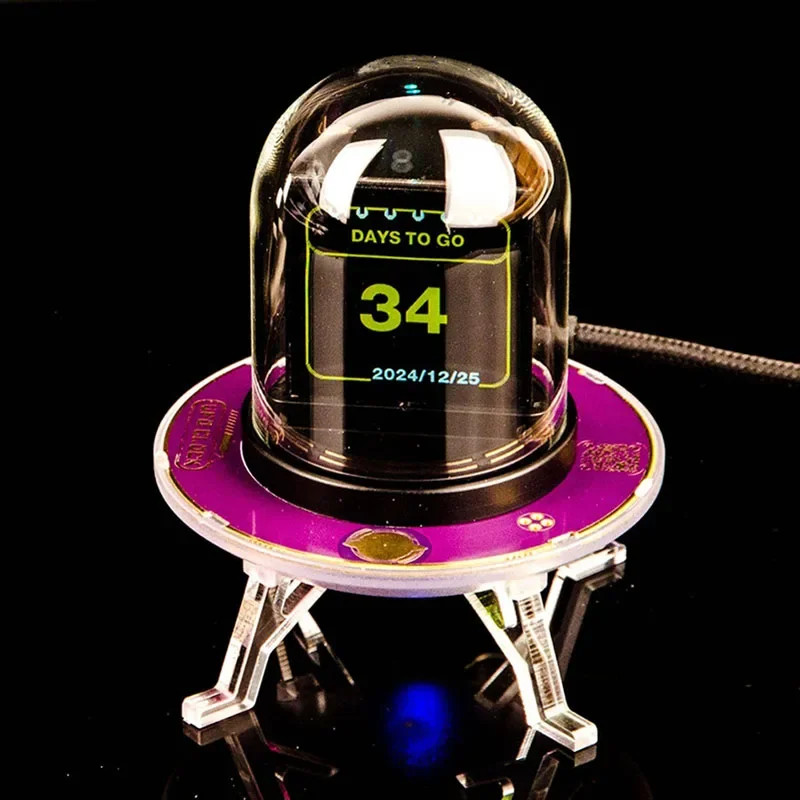 Multifunctional Table Clock Weather Exchange Rate Clock WiFi Stock Display