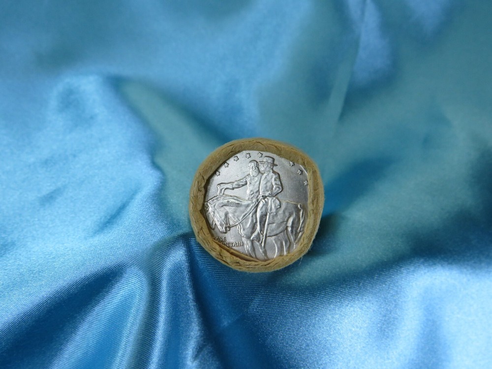 $10 ROLL HALF DOLLAR ROLL STONE MOUNTAIN END / COLUMBUS END BIN HF22