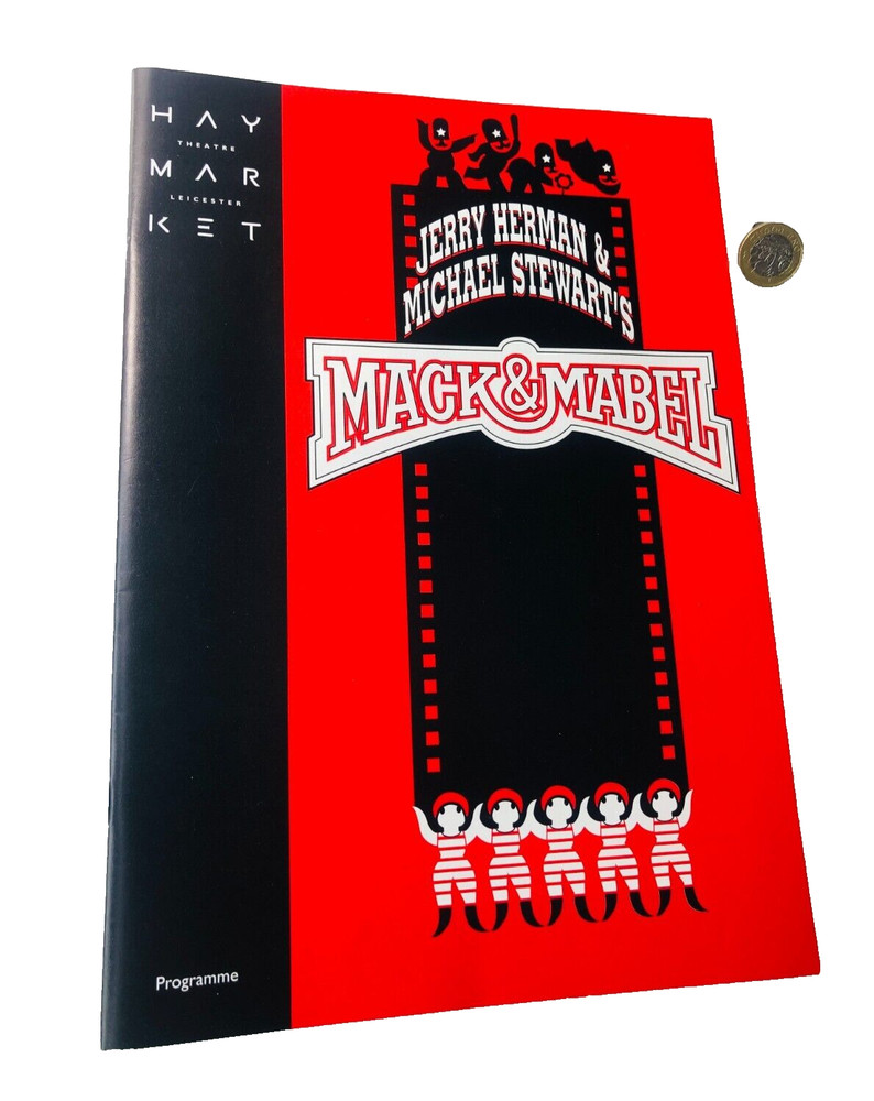 Theatre Programme Mack & Mabel Leicester Vintage ra