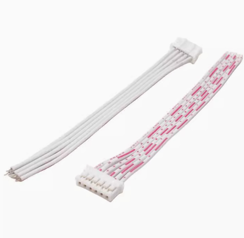 PH2.0mm Red-white Ribbon Cable Double - Single Ended Terminal Connection Wire