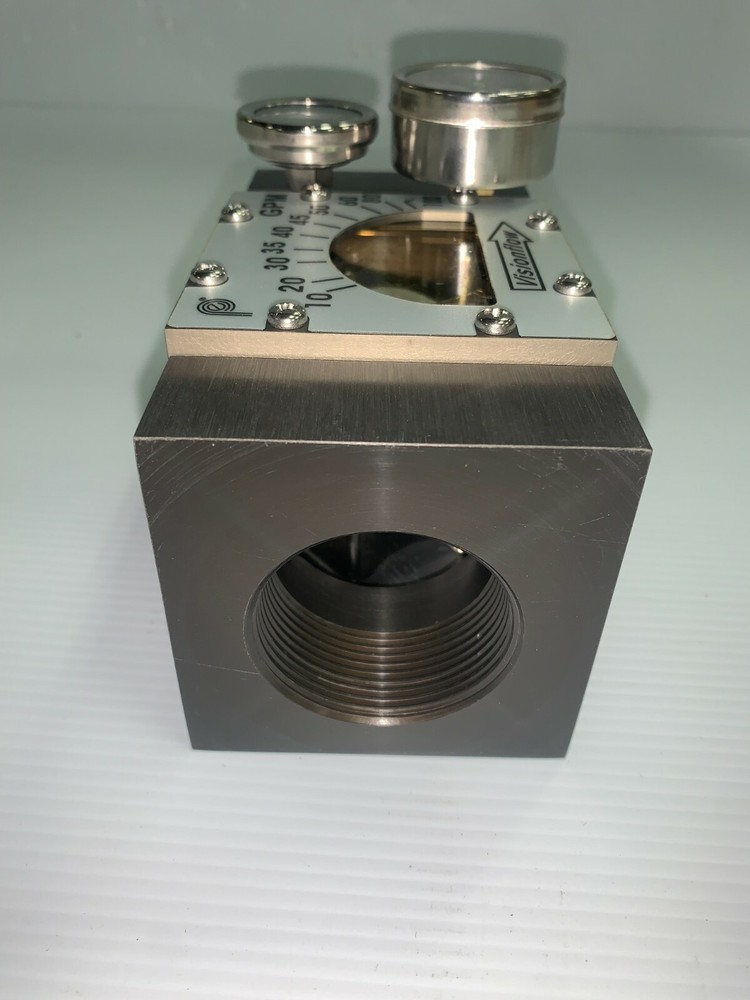 NEW in BOX - Plastic Process Equipment #VF12D100G Visionflow Flow Meter