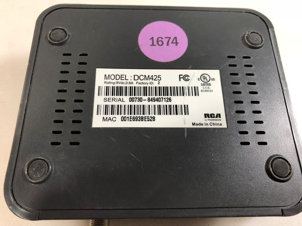 RCA DCM425/425C Modem