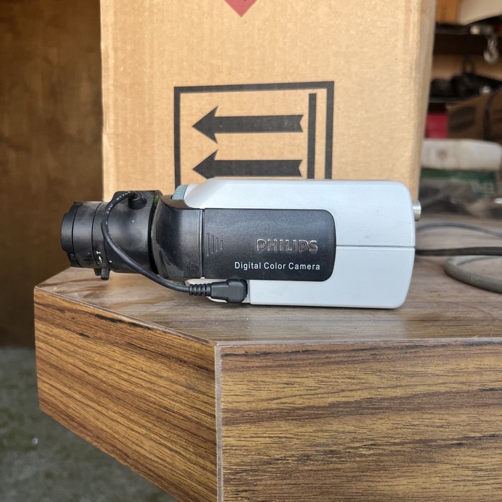 Philips LTC0435/20 Digital Color CCTV Camera With Tamron Lense **UNTESTED**
