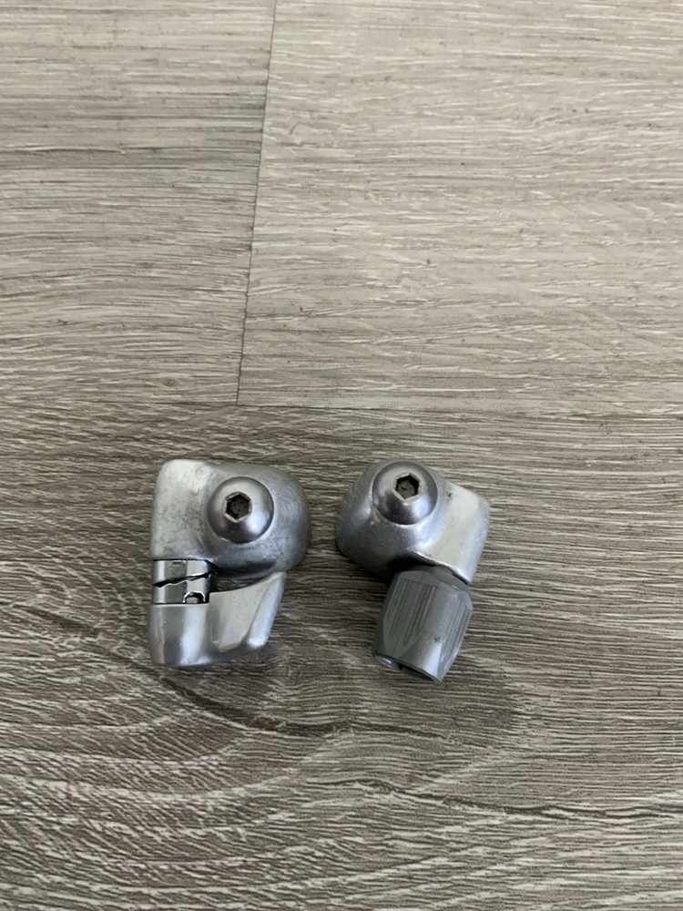 SHIMANO DOWN-TUBE ADJUSTABLE CABLE STOPS (2) WITH HARDWARE
