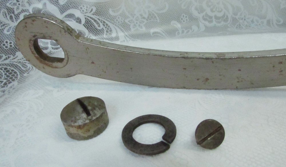 Vintage Paymaster Series S-550 ADDING MACHINE Check Writer CRANK HANDLE Lever