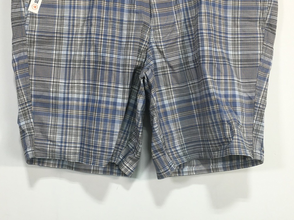 Dockers Flex Comfort Plaid Short, Size 40 - Blue/Multi Men's