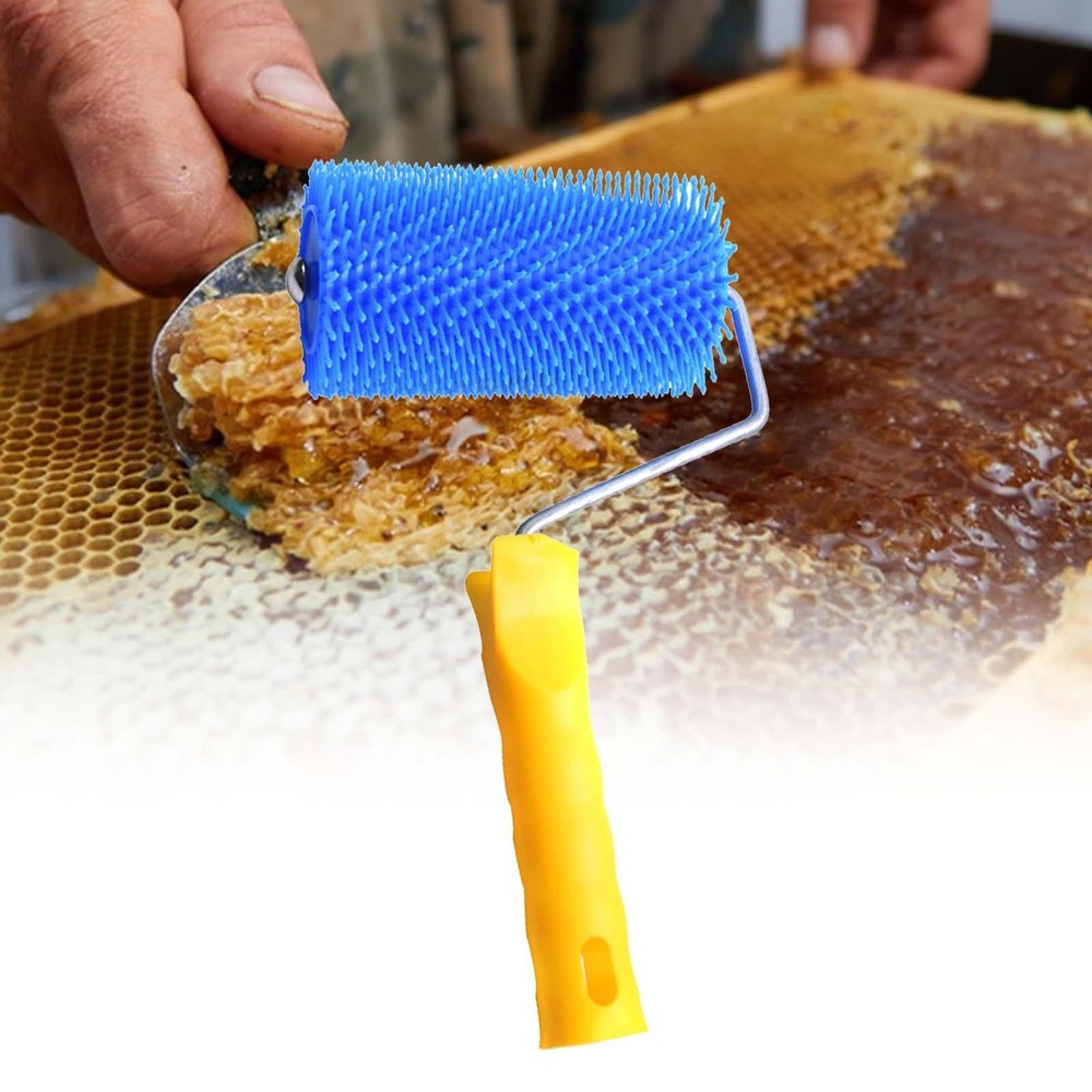 Honey Uncapping Roller Bee Keeping Starter Tool Harvesting