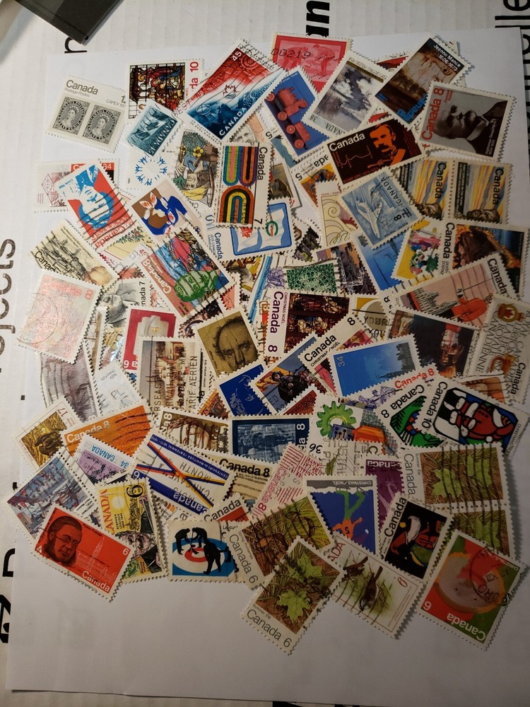 Canada used. 110 all different. Free shipping.