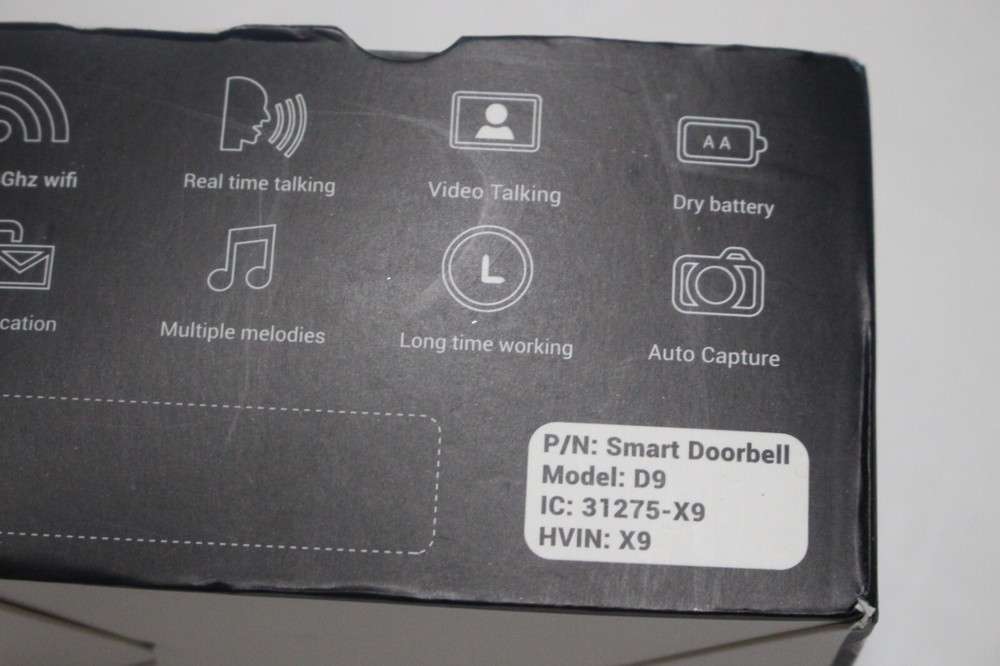 D9 SMART DOORBELL 31275-X9