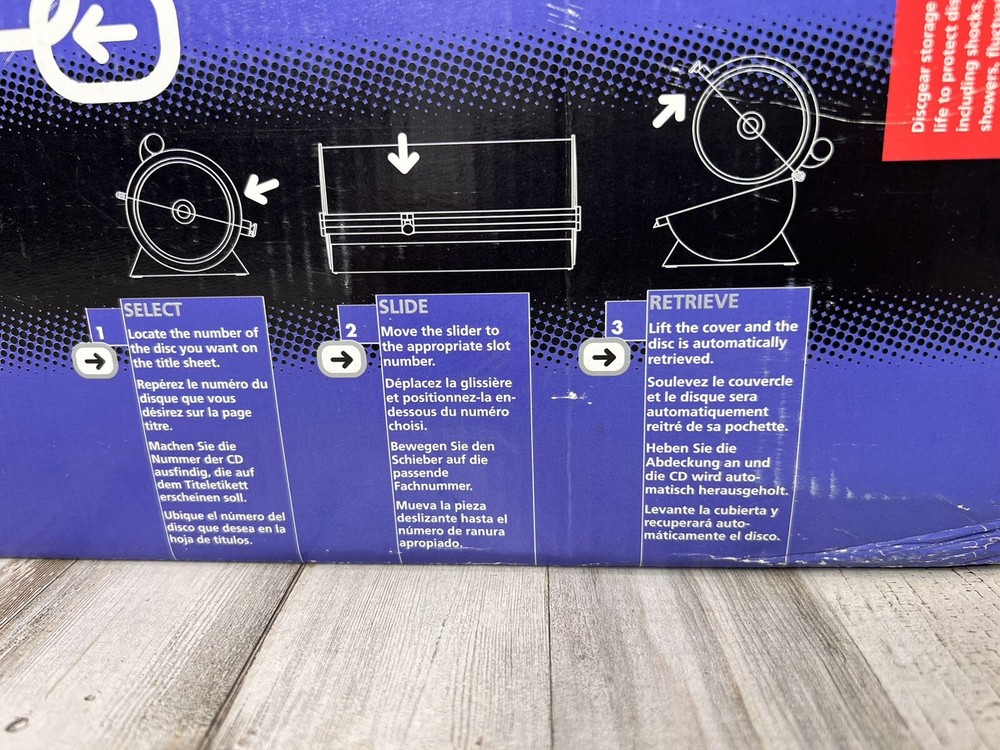 Discgear System 80 Disc Retrieval System - Black In Box