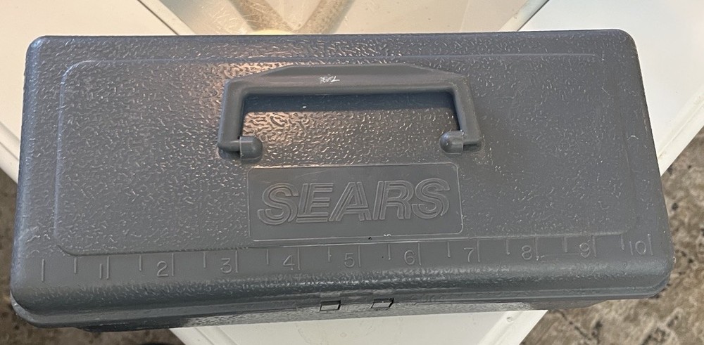 Vintage SEARS Gray ToolBox