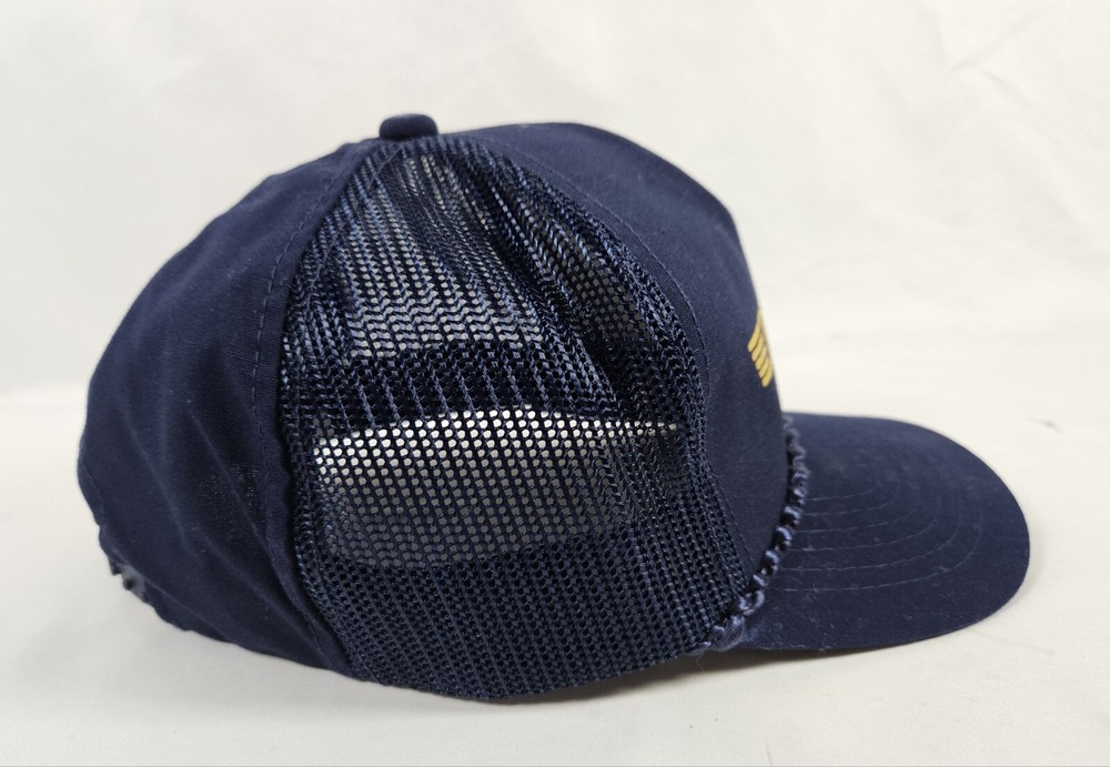 Vintage TOP GUN SNAP BACK HAT CAP Navy Pre-owned