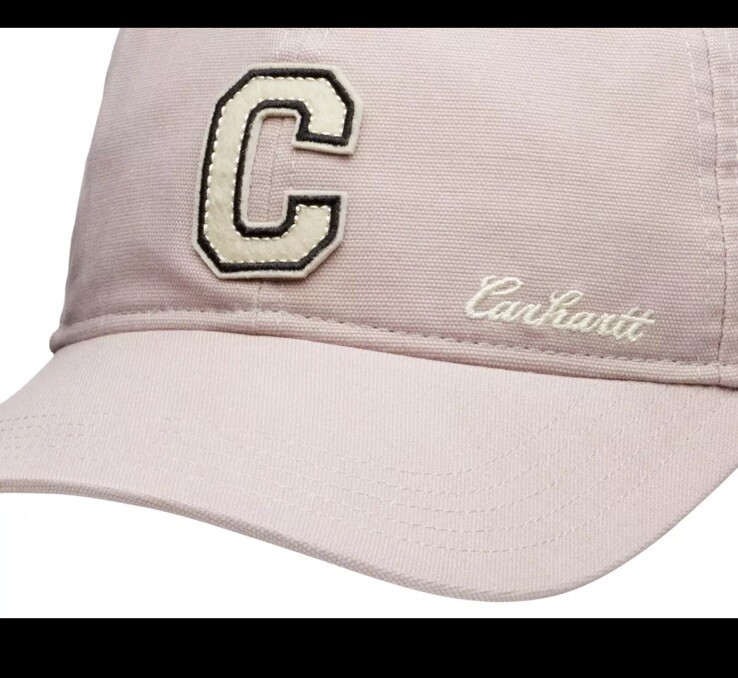 CARHARTT "C" Womens Baeball Hat, Script Authentic Washed Cotton Canvas Cap