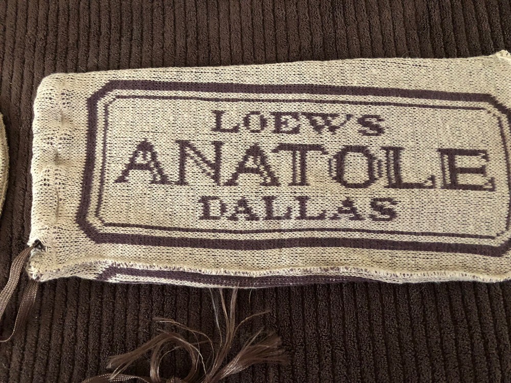 TWO PAIR LOWES ANATOLE HOTEL SHOE COVERS/PROTECTORS
