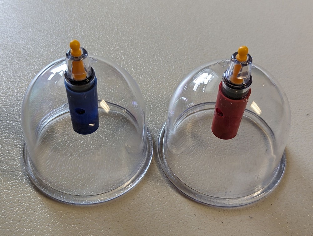 2 Pcs Pump Cupping Therapy Cups 2.25" Size