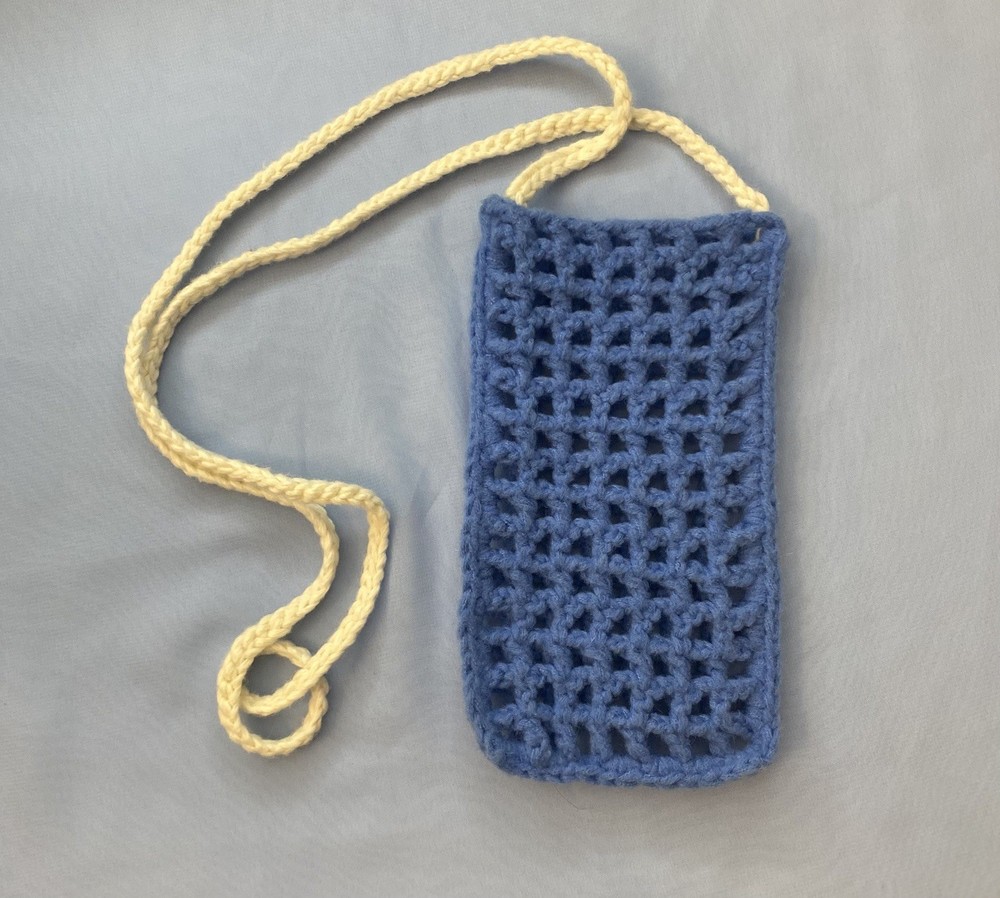 Handmade Crocheted Crossbody Phone Holder