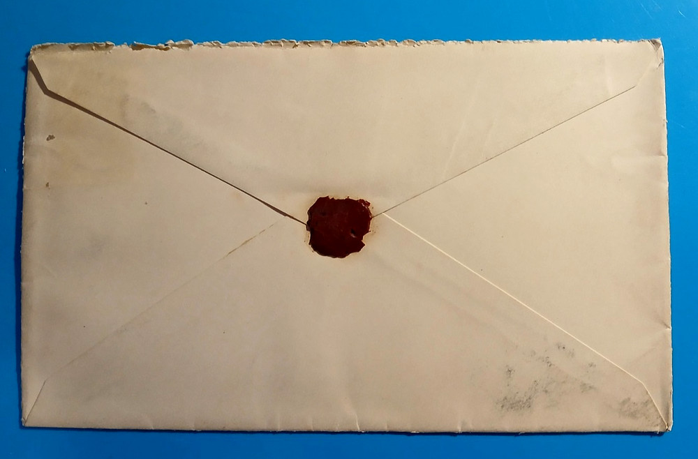 SCOTT # 210 - George Washington 2 Cent Stamp Cancelled on Envelope