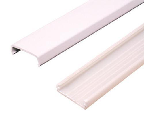 (20) Wiremold NMW1 5' ft White Electrical Wire Cable 2 Part Channel Raceway