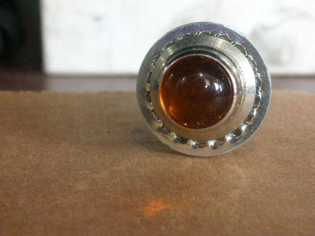 Vintage DRAKE 5100-202 Panel Mount Indicator Lights w/100K Resistor - Orange