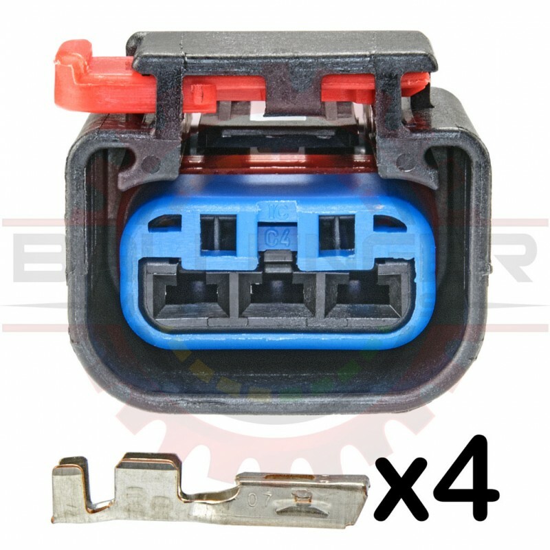3 Way Ignition Coil, Headlight & CAM Sensor Plug For Chrysler # 5014007AB