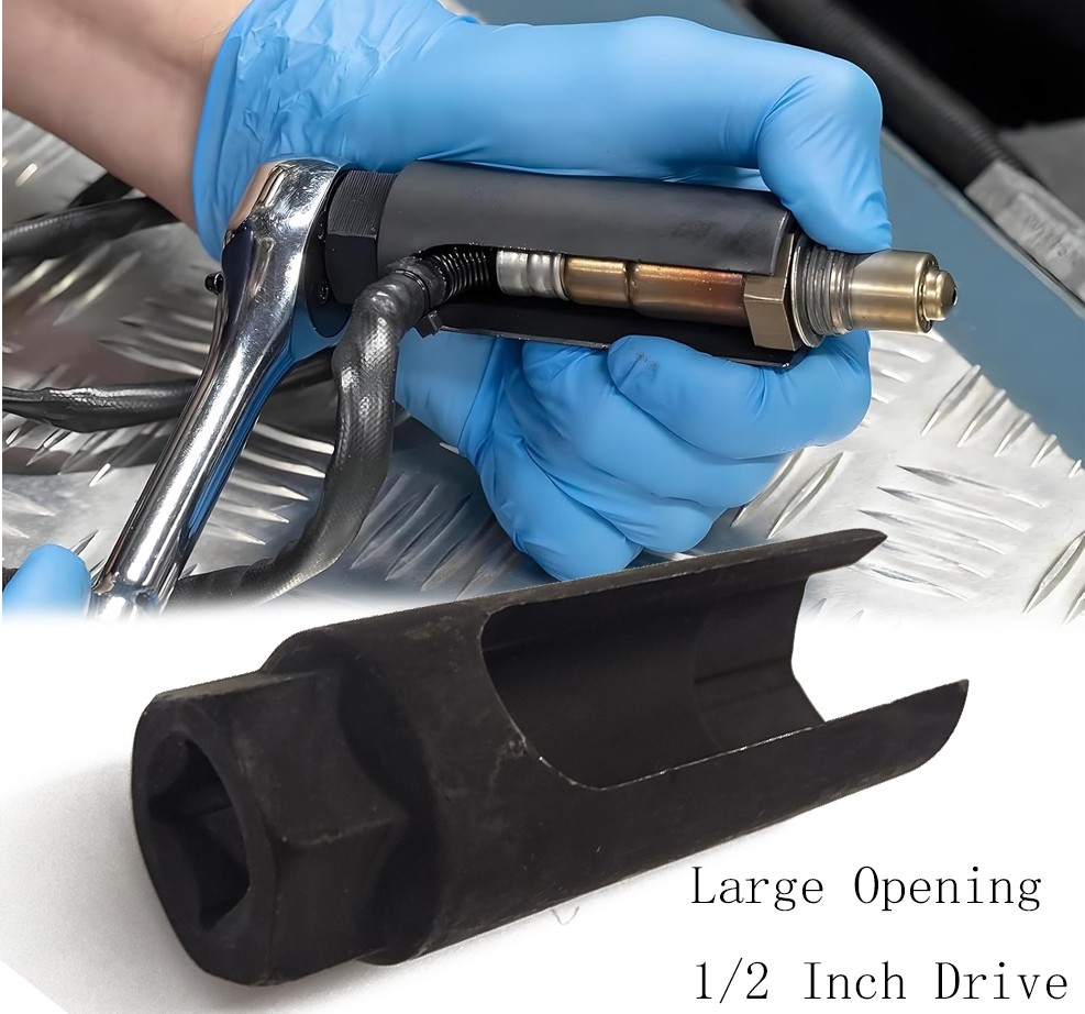 Oxygen Sensor Socket 7/8'' (22mm) 6-Point O2 Sensor Socket Wrench Removal Instal