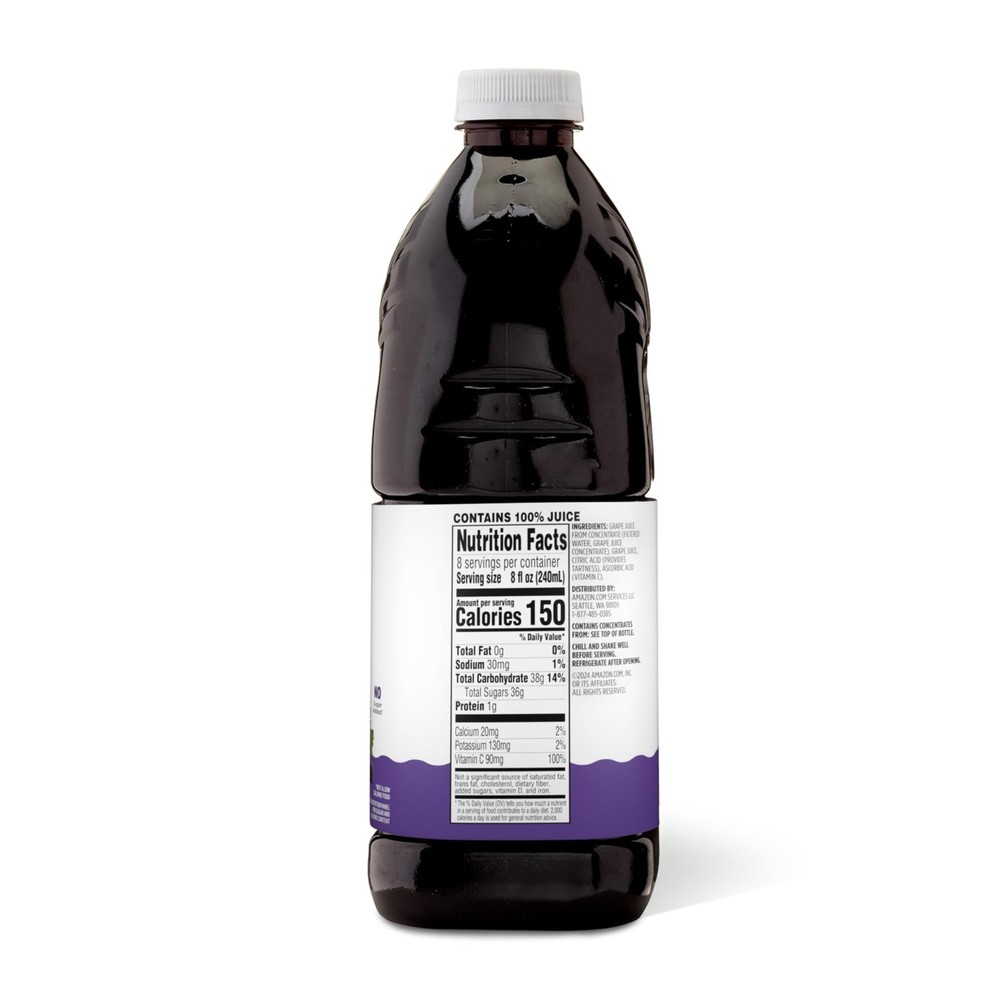 Grape Juice, No Added Sugar, 64 Fl OZ