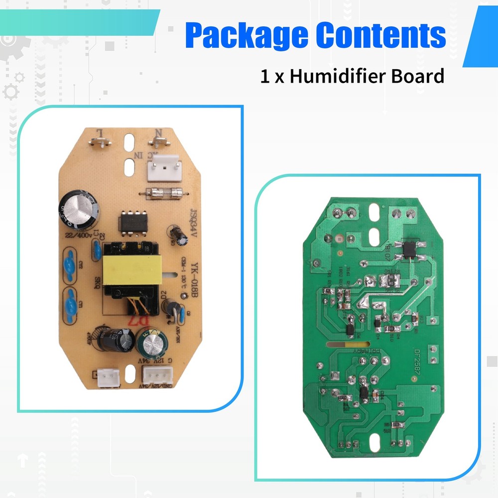12V 34V 35W Universal Humidifier Board Replacement Part Component7925