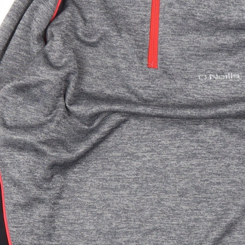 O'Neills Men’s Grey 1/4 Zip Track Jacket Size L Lightweight Activewear