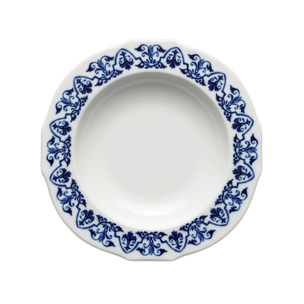 Richard Ginori Babele Soup Plate Blue 23cm