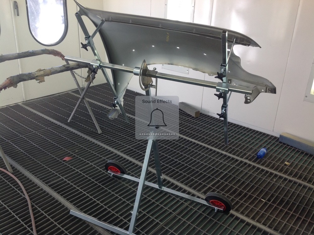 Auto Body Panel Stand, Panel Paint Stand. Made in England.