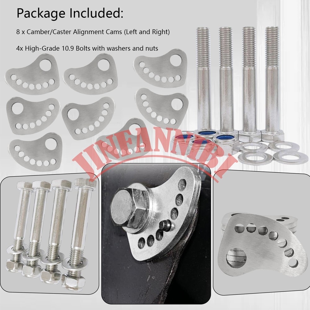 Camber Lock Alignment Fix & Upper Arm Cam Bolt Kit for Chevy Silverado 1500 2500