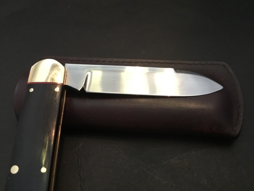 Custom K'Roo Willem O'Kelly Upscale Slipjoint Folder Folding Knife