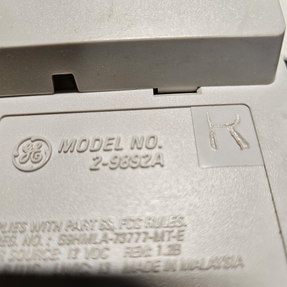 Vintage GE Answer Phone Model 2-9892 A