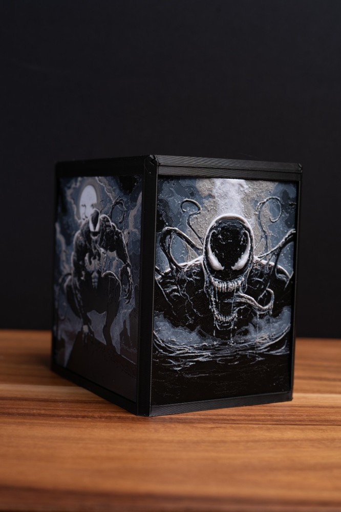 Venom themed Prism MTG Deck Box, EDH Commander Card Case