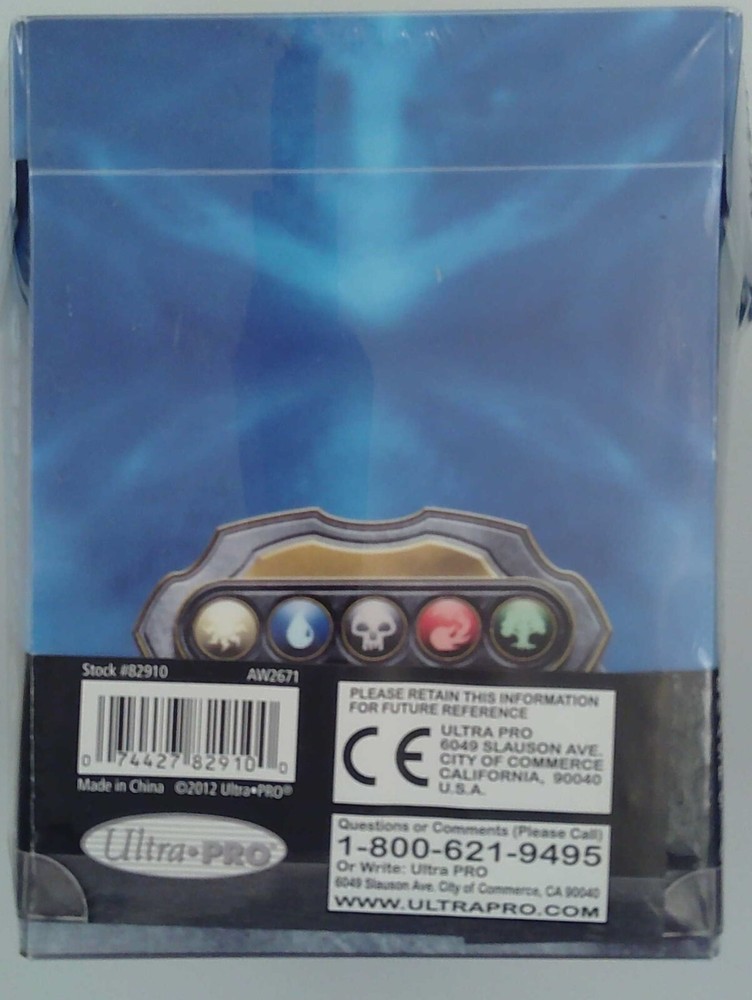 MAGIC THE GATHERING DECK BOX: Pro Hex Commander blue Box (ULP 82910)