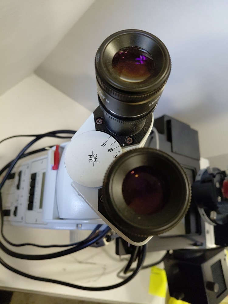 Leica Inverted Microscope DMIRE2 For Parts Untested