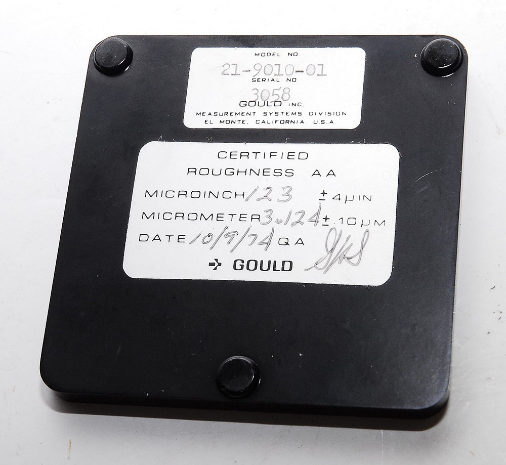 Gould Calsurf-Certified Roughness Standard Reference Standard