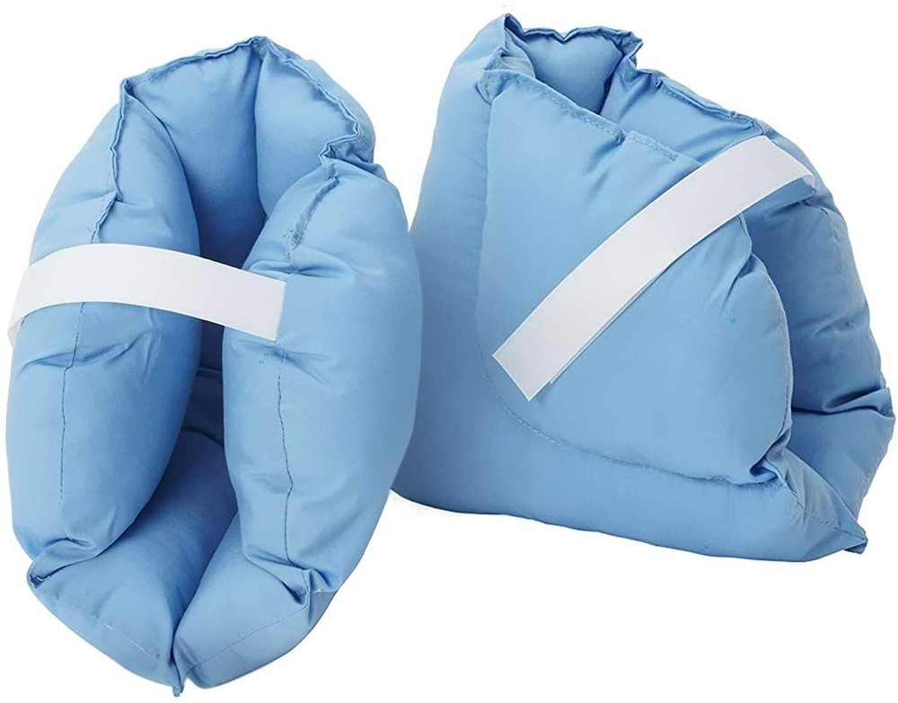 Heel Cushion Protector Pillows Adjustable Size Blue Pair
