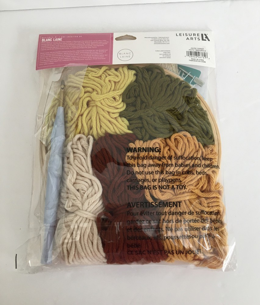 Leisure Arts Kit Punch Needle Sunset