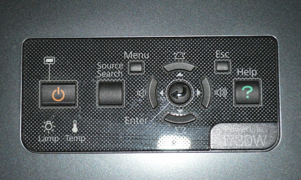 Epson Power Line 1730W LCD Projector Very Clean -No Remote