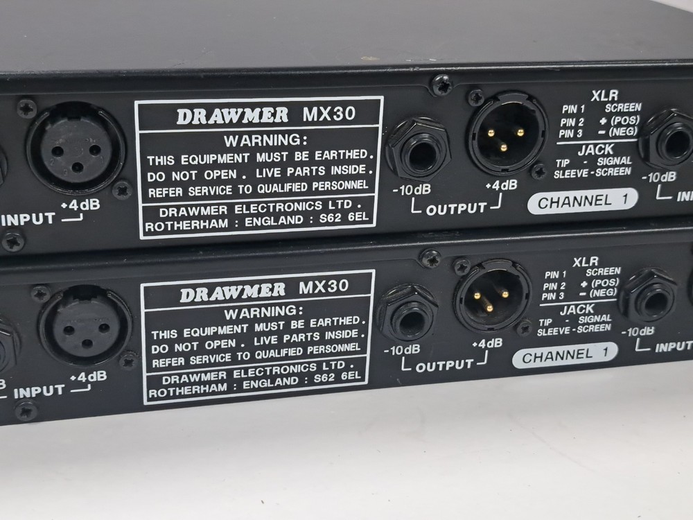 Drawmer MX30 Dual-Gated Compressor/Limiter