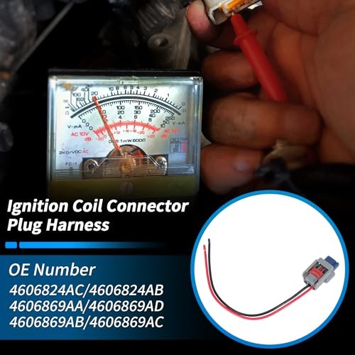 2Pcs Ignition Coil Connector Plug Harness for Chrysler 200 2007-2014 2 Set