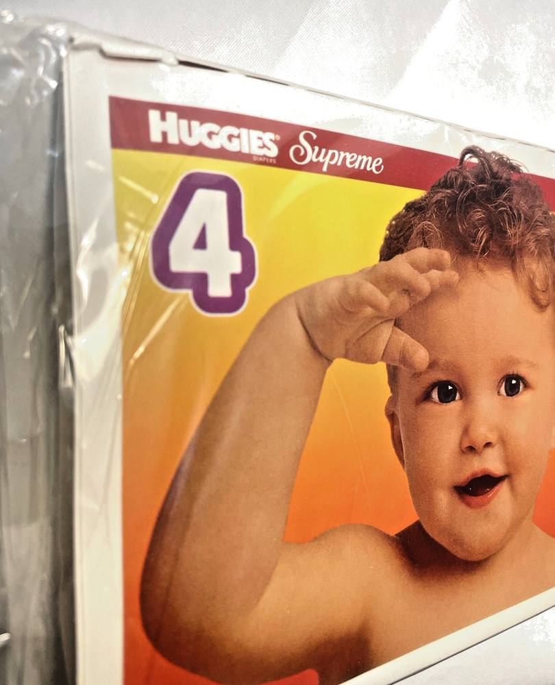 Huggies Supreme Drier Diaper 1 Count Size 4 Retro Ad