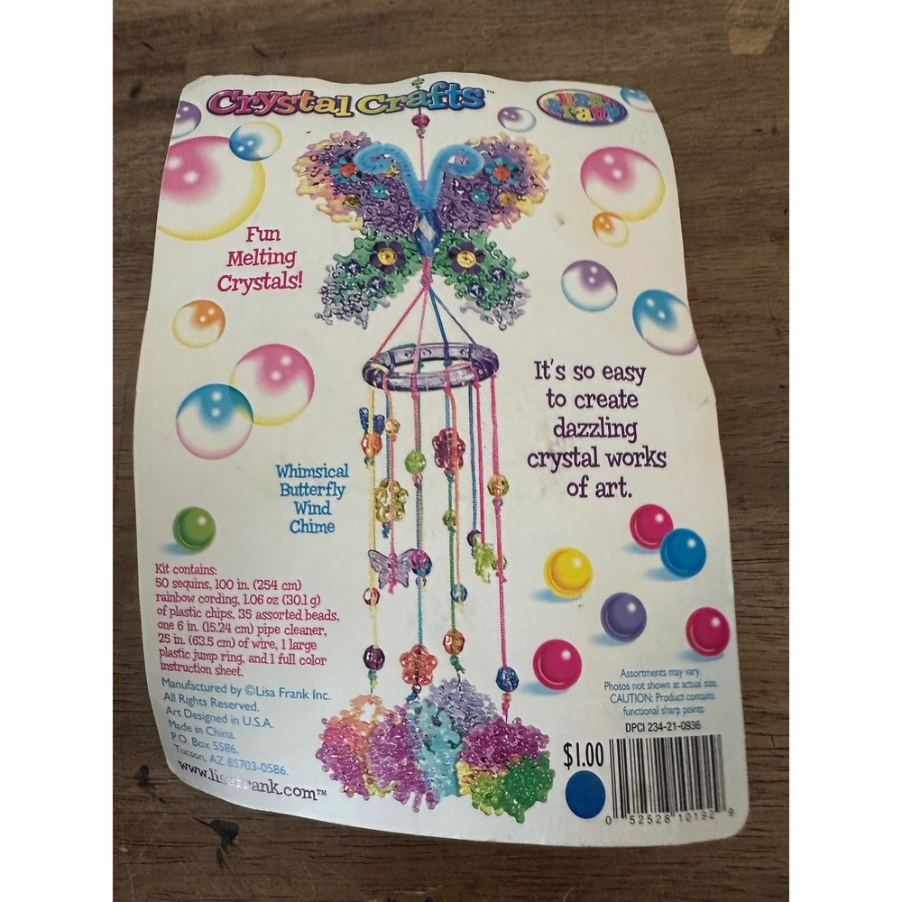 NIB- Lisa Frank Crystal Craft